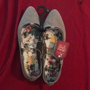 Taupe flats
